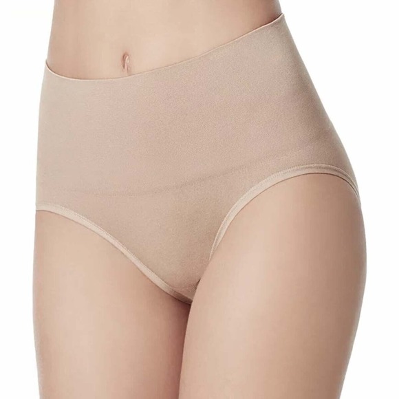 Yummie Nici Shaping Briefs Size L/XL Seamless Black Tummy Shaping Panty - Picture 2 of 10